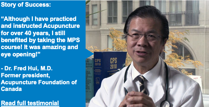 PainExpertKelly's tweet photo. Story of Success:

“Although I have practiced and instructed Acupuncture for over 40 years, I still benefited by taking the MPS course! It was eye opening!” - Dr. Fred Hui, M.D. - Former president, Acupuncture Foundation of Canada

Read full testimonial:
https://t.co/4u7nKUsxeK https://t.co/VHOcoyCDay