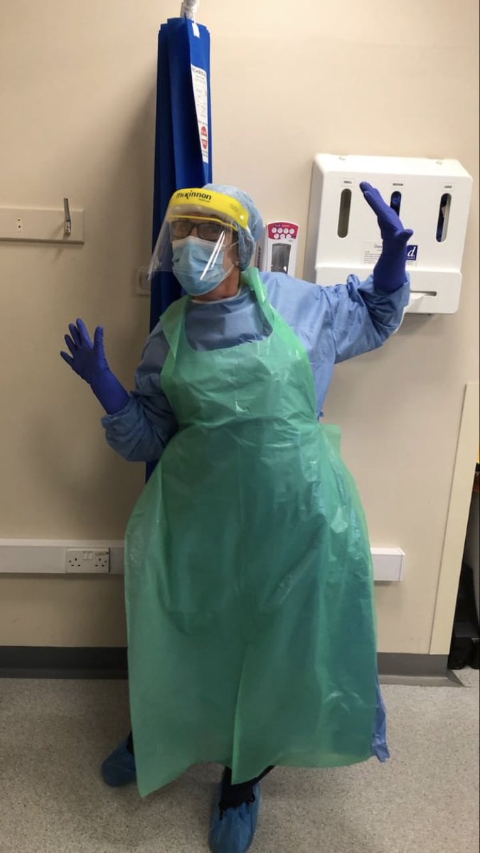 This is my Mum, 47 years service in the NHS. She was due to retire in May, but is staying on to help the cause. Very proud of my hero and my inspiration. Please do us a favour guys, #StayHome, #ProtecttheNHS and #Savelives.