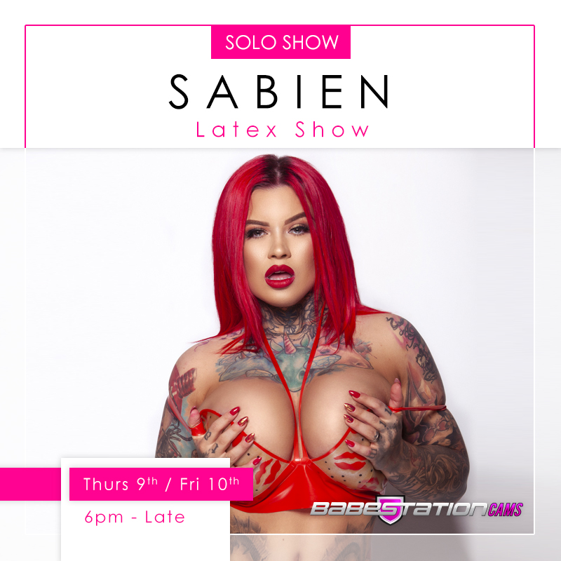 Sabien is taking it to the limits right now with her latex show: https://t.co/dQ771U5Q6A https://t.co/SH5qiD5D6b