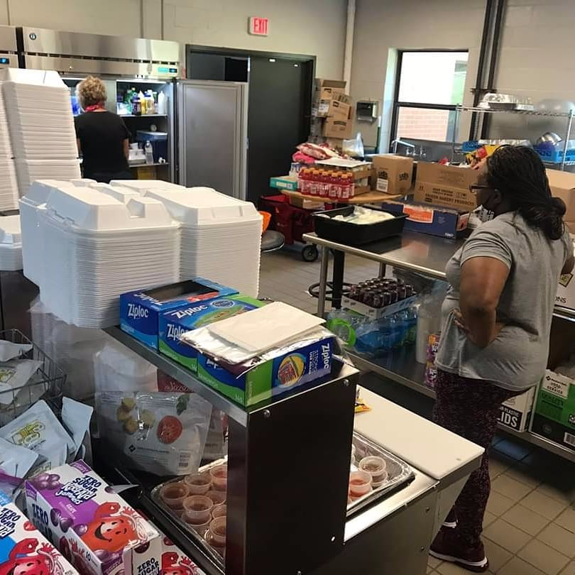 bfatlorg's tweet photo. This is what 2500+ lbs of food looks like. Thanks Atlanta Community Food Bank! #Teachtraintransform. #Atlantafoodbank Thanks to City of Refuge for the refreshments! #Wheregoodworks https://t.co/1vWrp6ulc4