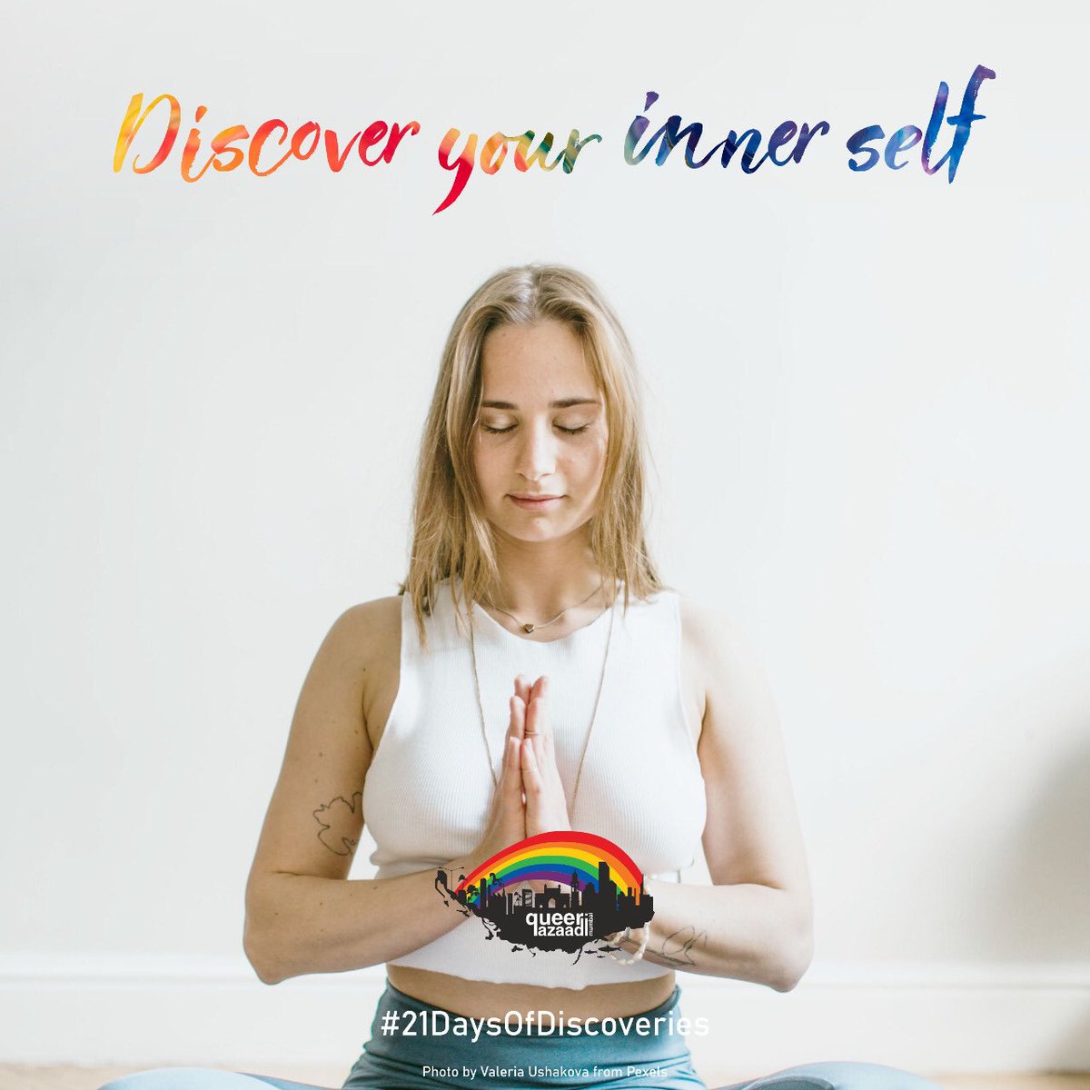 queer_azaadi's tweet photo. Discover your inner self
#QAM #Self #21DaysofDiscoveries #MumbaiPride #21daysofLockdown https://t.co/H0KDKPVM4C