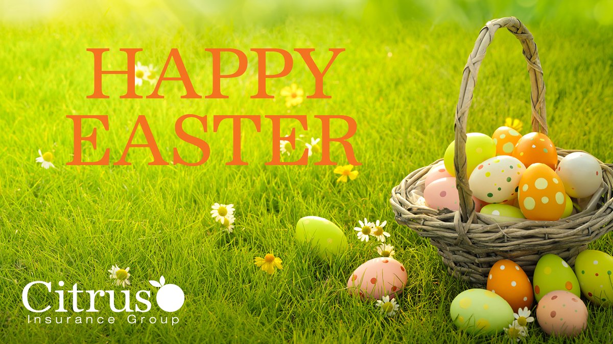 CitrusInsurance's tweet image. Just a reminder we are closed Friday 4/10-Monday 4/13 for Easter Holiday. We will reopen Tuesday 4-14. Happy Easter to you and your family! 
#easter #holidayhours #happyeaster #goodfriday #citrusinsgrp