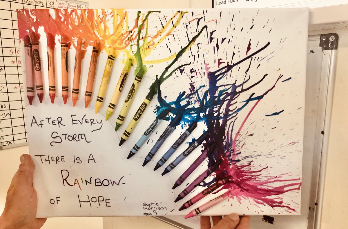 How beautiful is this? Sent in to our wonderful A8 superstars #LoveThis #AfterEveryStormThereIsARainbow #Katie&amp;TeamRock 🌟🌟⁦<a href="/katieni71942406/">katie nixon💙</a>⁩