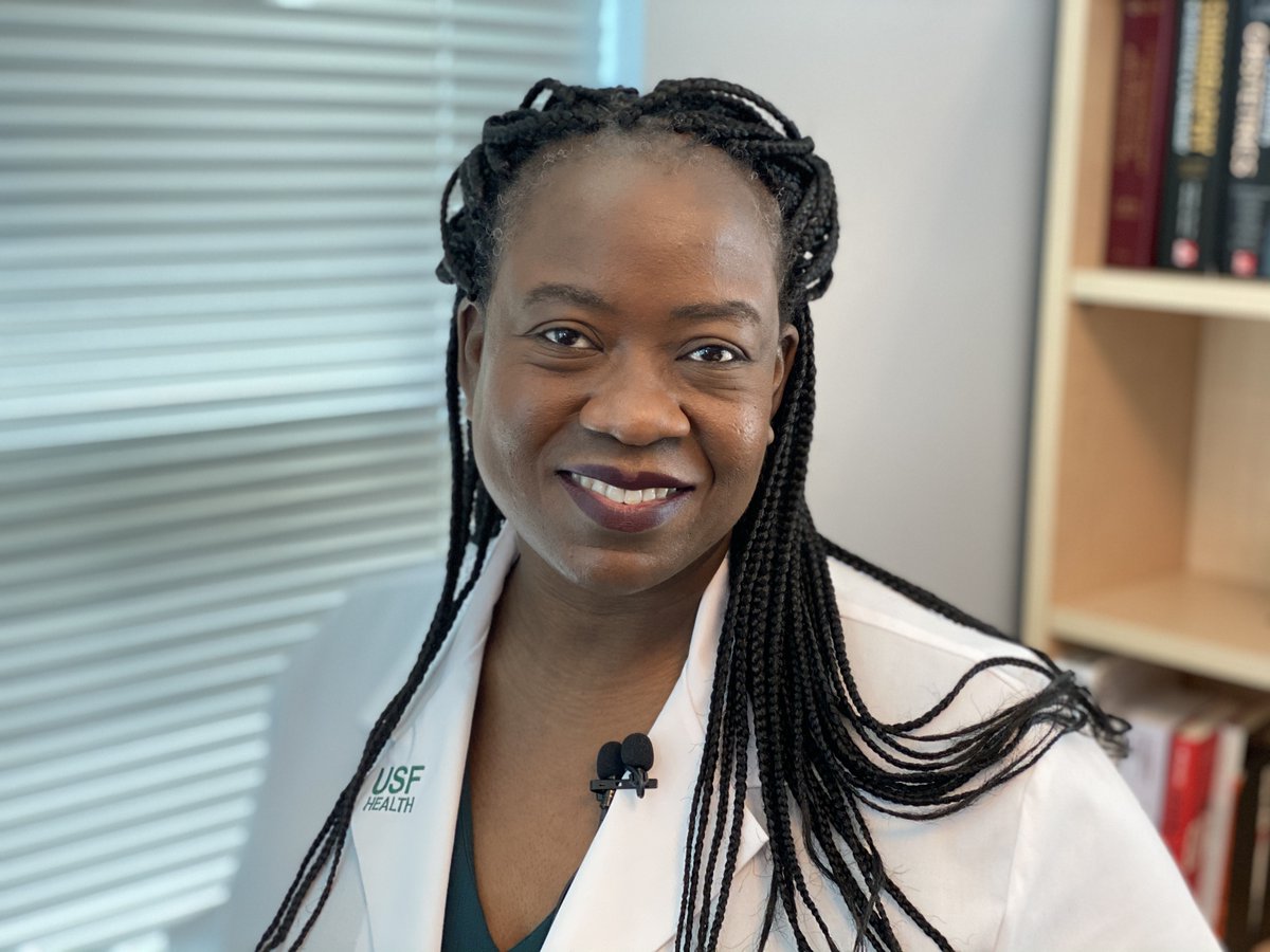 USFHealth's tweet photo. Click over to #USFHealth Facebook for an interview with Dr. Judette Louis. She focuses on pregnancy during #COVID19, #domesticviolence and more. Chair of the USF Health OBGYN Dept., Dr. Louis is also President of the @MySMFM.

@TheSpringTB 24-HOUR CRISIS HOTLINE: (813) 247-7233 https://t.co/yZPF4psBKD