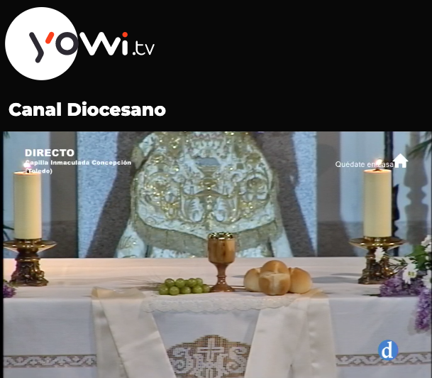 RTVDToledo's tweet photo. Ahora #EnDirecto, desde #CapillaInmaculada #HoraSanta dirigida por @Obispofcerro  en #RTVD #SeñorQuédateConNosotros

#Estamos en https://t.co/vhl8CYVu6J https://t.co/5zsOzoTcm2