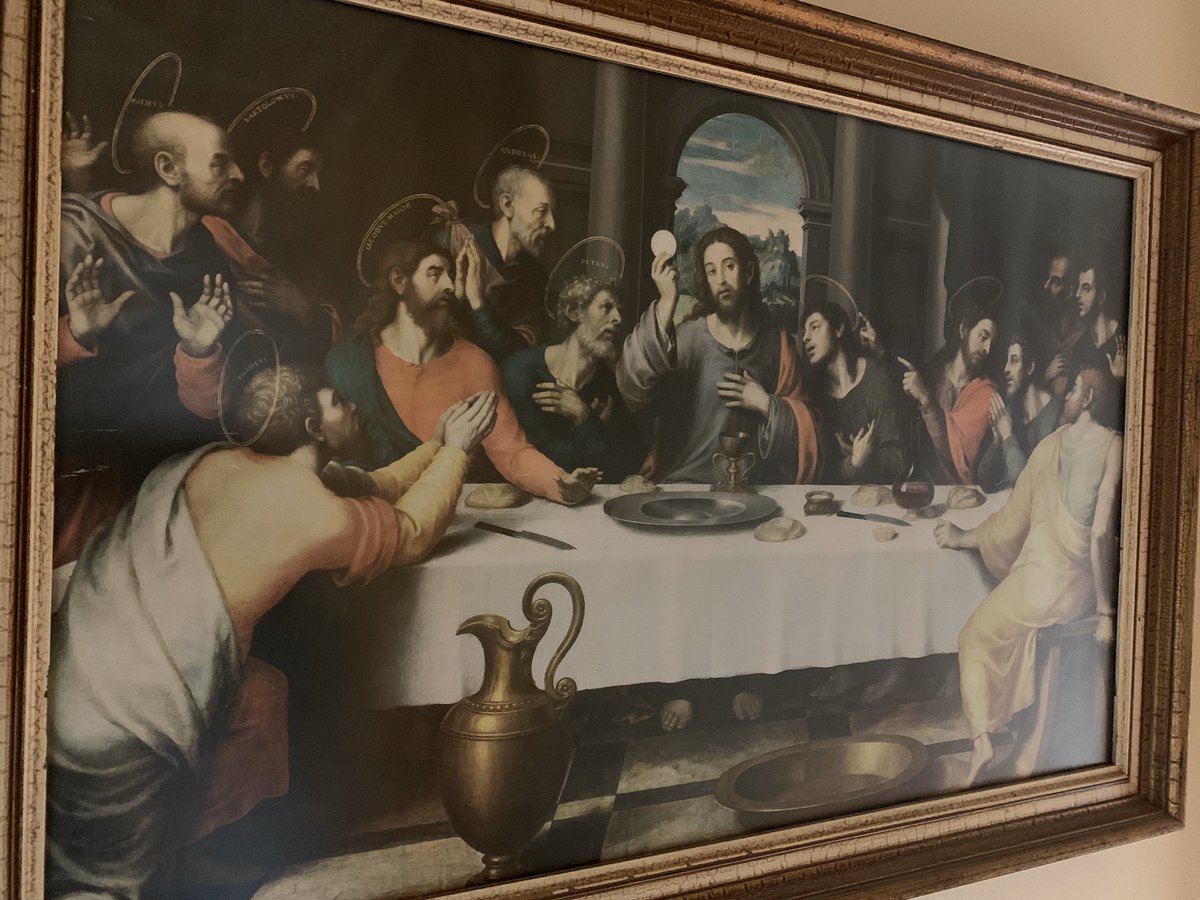 AStillwellPhD's tweet image. #MaundyThursday 
Or “the last dinner” as my son called it
#MidwestProblems