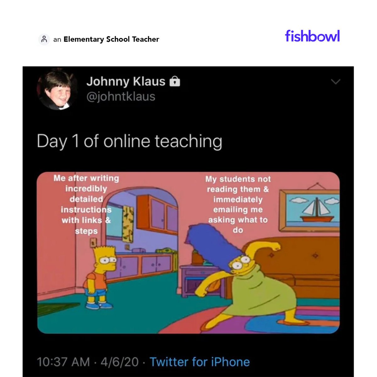 Also on Day 15 of online teaching 😑