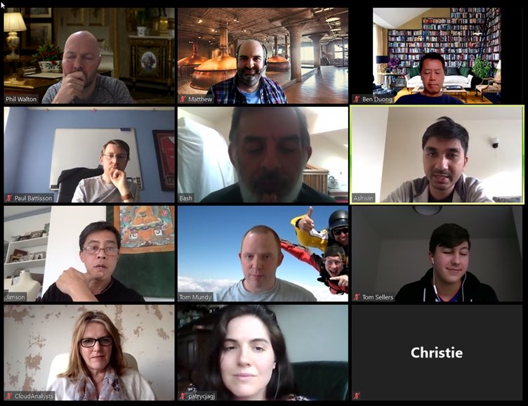mattjmetcalfe's tweet photo. Great to catch up with a few friendly faces (and odd backgrounds) from the North England user group. #SalesforceOhana #TrailblazerCommunity https://t.co/OqPgwnj1uI