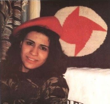 Never forget.Sanaa Mehaidli, a young Southern Lebanese girl who sacrificed her life for the freedom of South Lebanon from the brutal Israeli occupation.Aged 18, she conducted a self-martyrdom operation and blew her Peugeot next to an Israeli occupation convoy.Rest in Glory