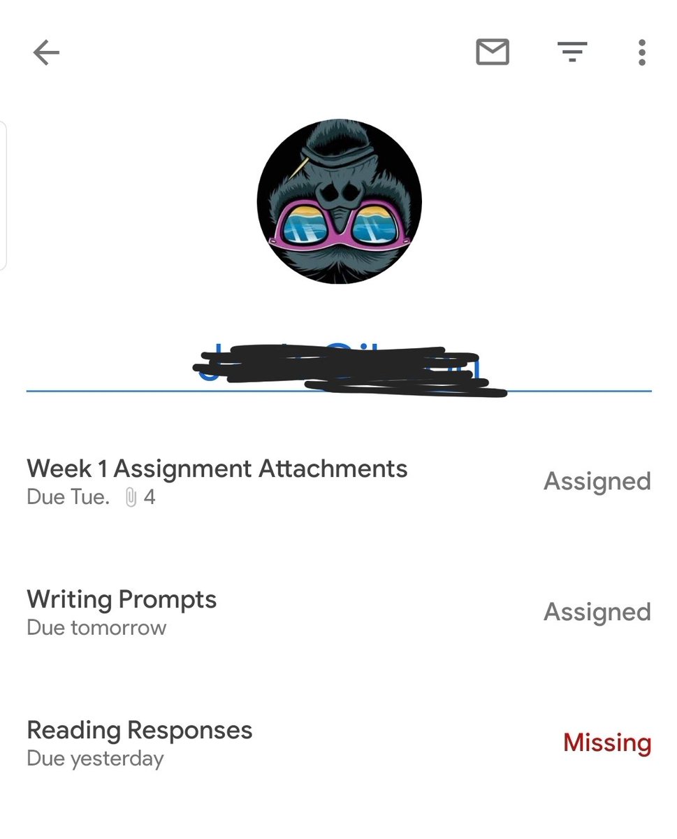 Google Classroom is currently experiencing an issue where it doesn't properly distribute assignment attachments to all students. In the image below, there should be a  icon on the bottom two assignments. Here's my work around solution (thread):