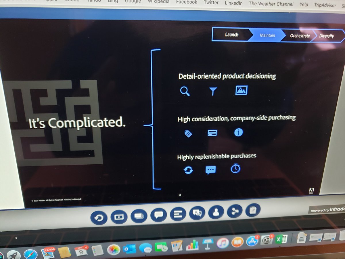 24Notion's tweet photo. Live now! Launch>maintain>orchestrate>diversify on consumerized service across functions #manufacturing #adobeManufacturing #adobeCX #24NotionMedia #24NotionWebinar #digitalPivot https://t.co/UeCftZILaH