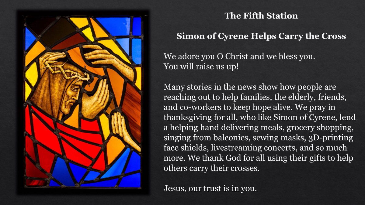 The Sisters of Saint Dominic of Caldwell, New Jersey have created: "Stations of the Cross During the Pandemic 2020": caldwellop.org/stations-of-th… <a href="/OPCaldwell/">Caldwell Dominicans</a>