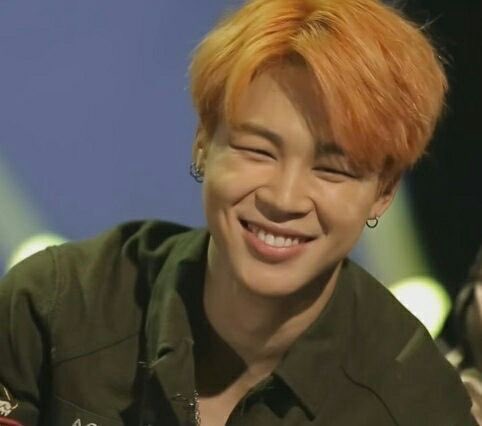 jimin with orange hair; a deadly thread