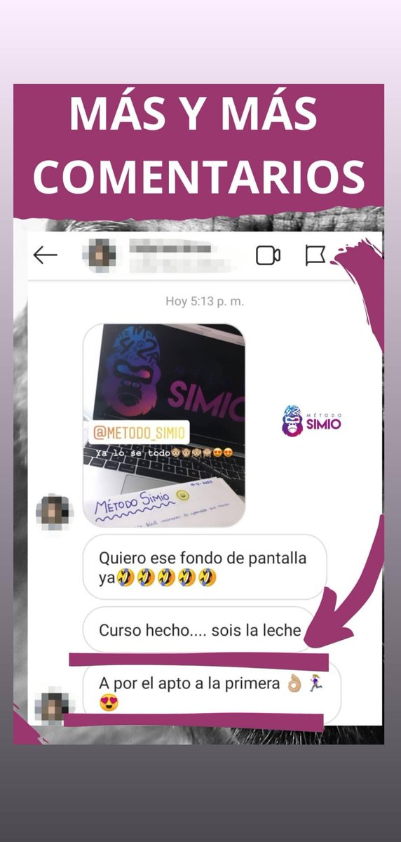MetodoSimio's tweet photo. 🦍MÁS Y MÁS COMENTARIOS DE NUEVOS ALUMNOS🦍
❌QUE NO TE ENGAÑEN, NO TODO ES ESTUDIAR.
CONOCIMIENTO+ESTRATEGIA=✅
https://t.co/P14P3sjCwn https://t.co/cjCyFAv2c6