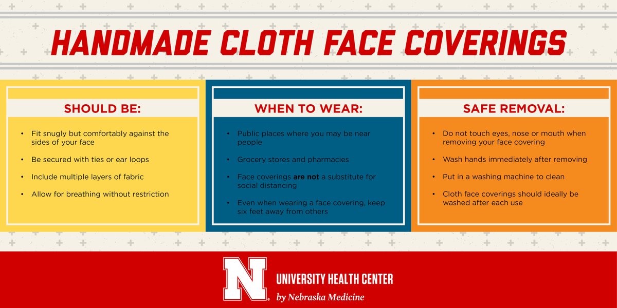 The CDC has advised Americans to wear cloth face coverings in public spaces. Follow the link for more info, including how to make your own mask: ow.ly/sggX50zaeMf