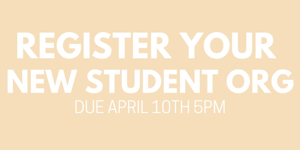 Applications to register a new student organization close tomorrow at 5PM! Get your new club registered before the deadline at lcl.okstate.edu/chartering-pac…