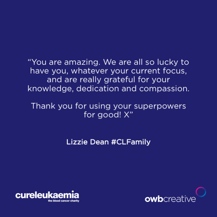 As our Great Nation 🇬🇧 thanks our fantastic #nurses our #CLFamily have some special messages which we will share over the coming days for the @CureLeukaemia Nurses making an enormous difference every single day up and down the Country. Thank you @lixxiedean #ClapForCarers