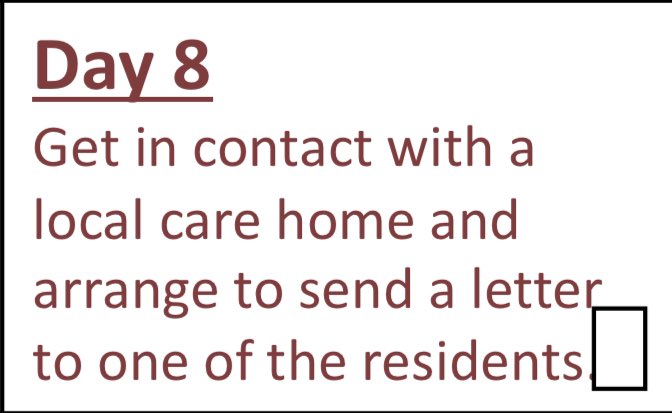 fueltd1's tweet photo. @fueltd1 is going to be posting daily little tasks you can do at home, these can be heart warming, career minded or just a pick me up, follow us daily to see the next task good luck,  #Day8 #dailytask 
#TeamFUEL #Imagine #Believe #Achieve #COVID19 #coronavirus #wellbeing https://t.co/kL4CjHsMCq