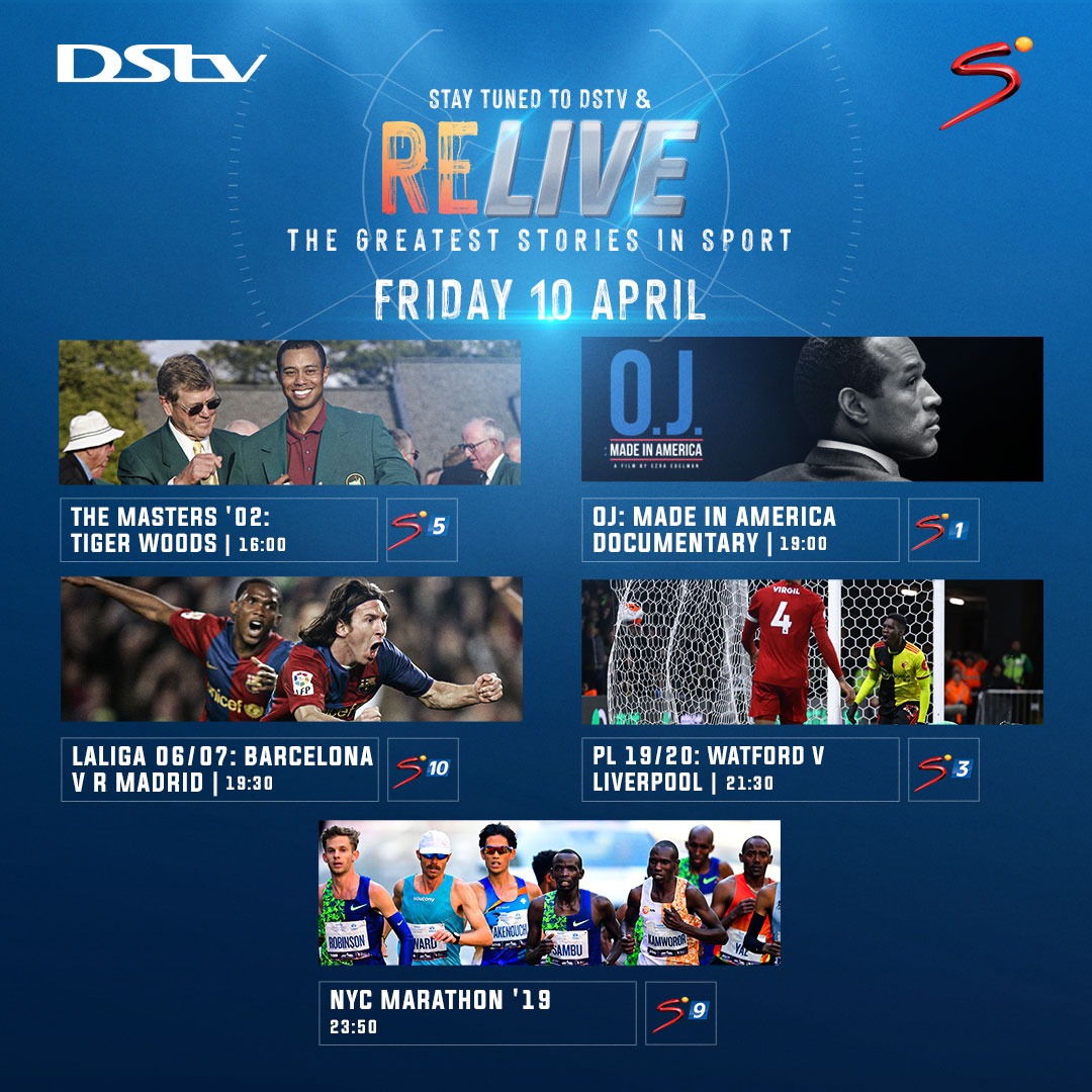 DStvNg's tweet photo. From tonight till Sunday, we're offering you a chance to relive the greatest stories in sports!
#SSMagic
#SSRelive https://t.co/EcgHwQ04nl