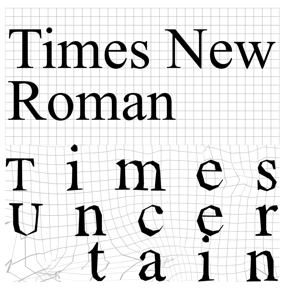 adlandjones's tweet photo. Sharing w/ fellow font geeks &amp; design nerds. 
@thedailyheller  @scott_kerr @Little_Jacket @imaginaryforces  @RGA @FastCoDesign 

Brands talk about "These uncertain times". We made a matching font. Times Uncertain. Check it out. https://t.co/ftbyQqKXJf https://t.co/Oaz80FoWm7