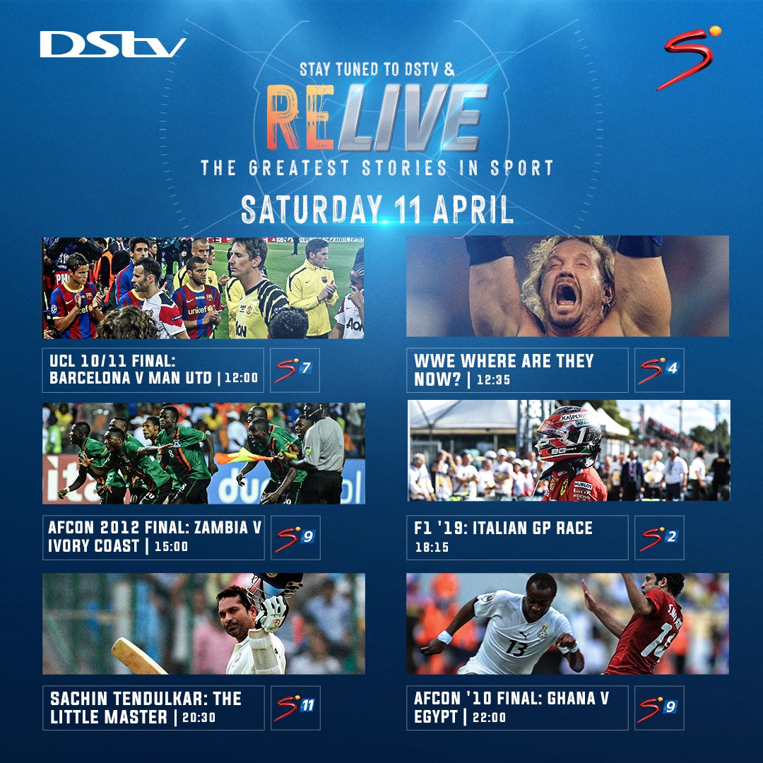 DStvNg's tweet photo. From tonight till Sunday, we're offering you a chance to relive the greatest stories in sports!
#SSMagic
#SSRelive https://t.co/EcgHwQ04nl