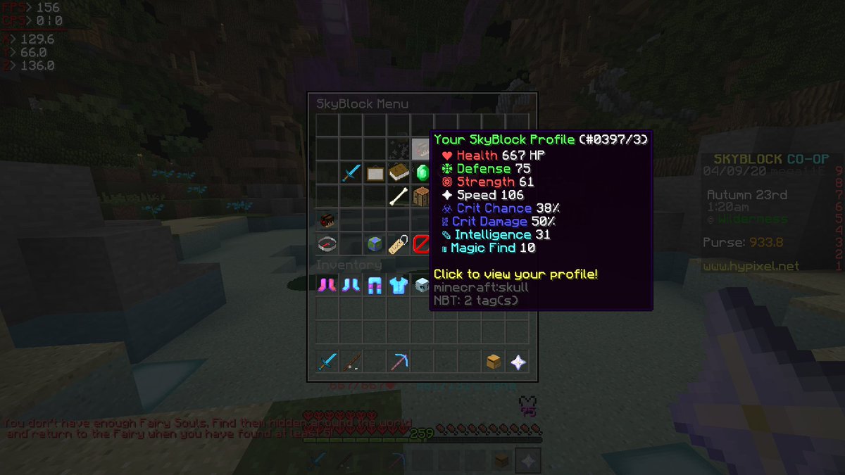 Maxing all the fairy souls on a 3rd profile now....... I don't know why I even care so much.....