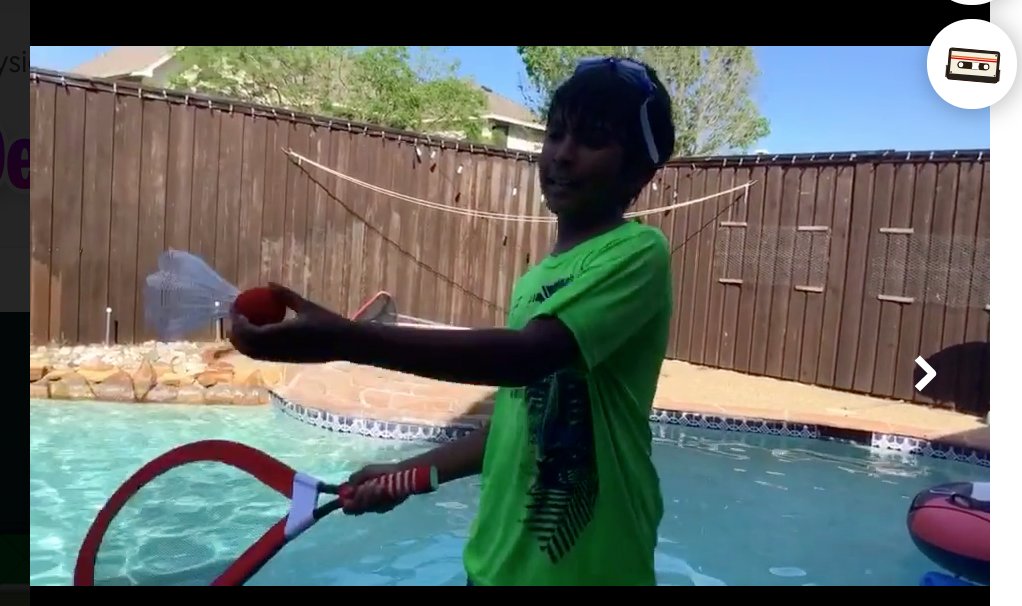 LakesidePE's tweet photo. Striking skills and swim time sounds like a fun P.E. Class! @LakesideCoppell @NicoleJund #CISDTogetherAtHome #CISDPEatHome https://t.co/NWPEOyxWzy