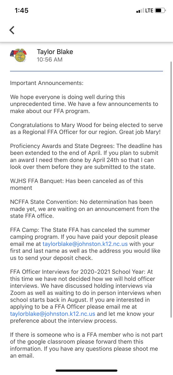 West Johnston FFA (@westj_ffa) on Twitter photo 