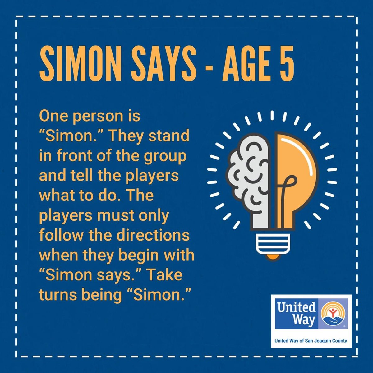 Have a preschooler at home? Here are some activities to keep them engaged and entertained while you’re home together.💡💙

#LIVEUNITED #UNITEDWAYSJC #flattenthecurve