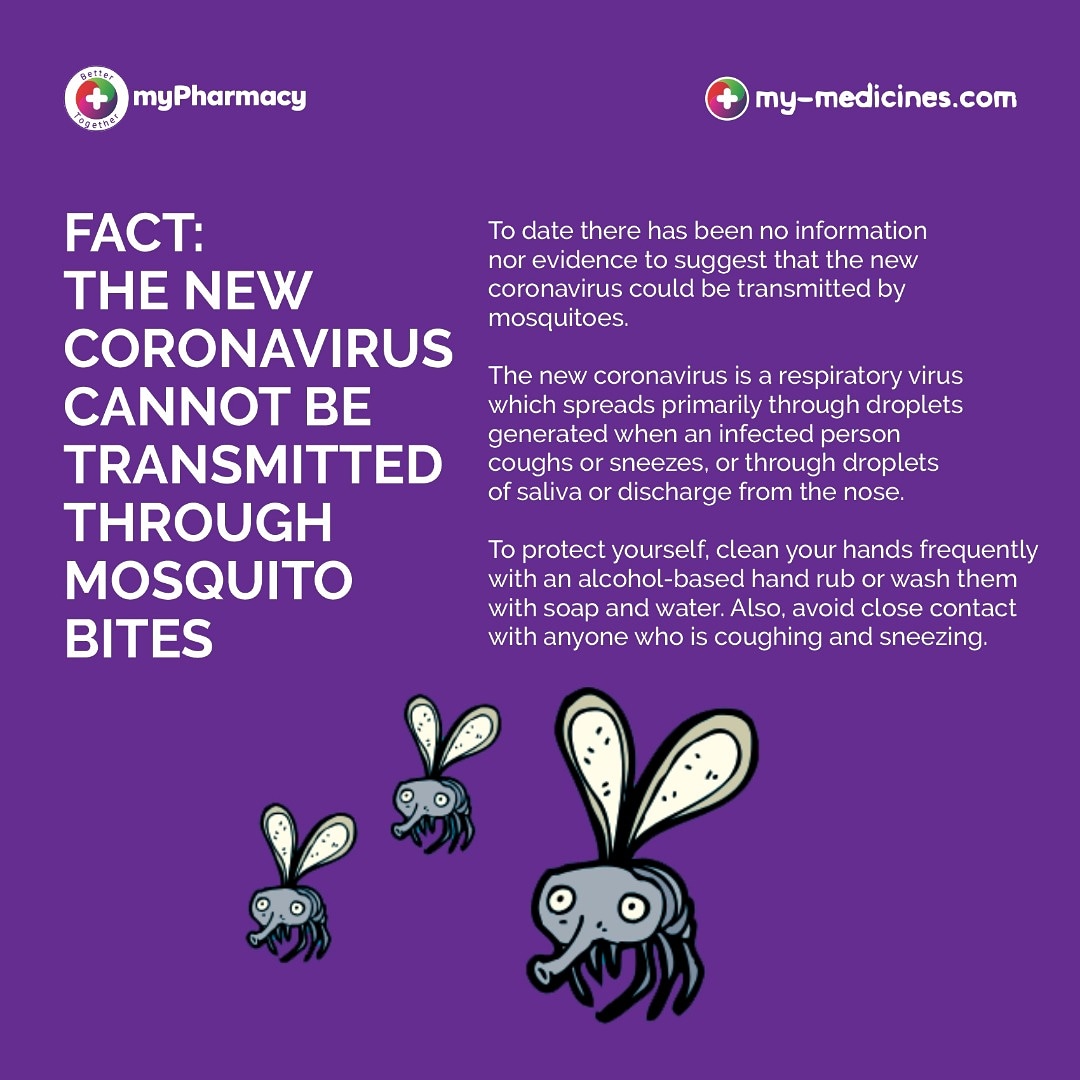 ‘I heard that Coronavirus be contracted from mosquitoes bites and maybe other insects? Is this true??’

Find out here 👇🏽
#MythBusters #COVIDー19 #ThursdayThoughts #COVID19 #Day14ofLockdown