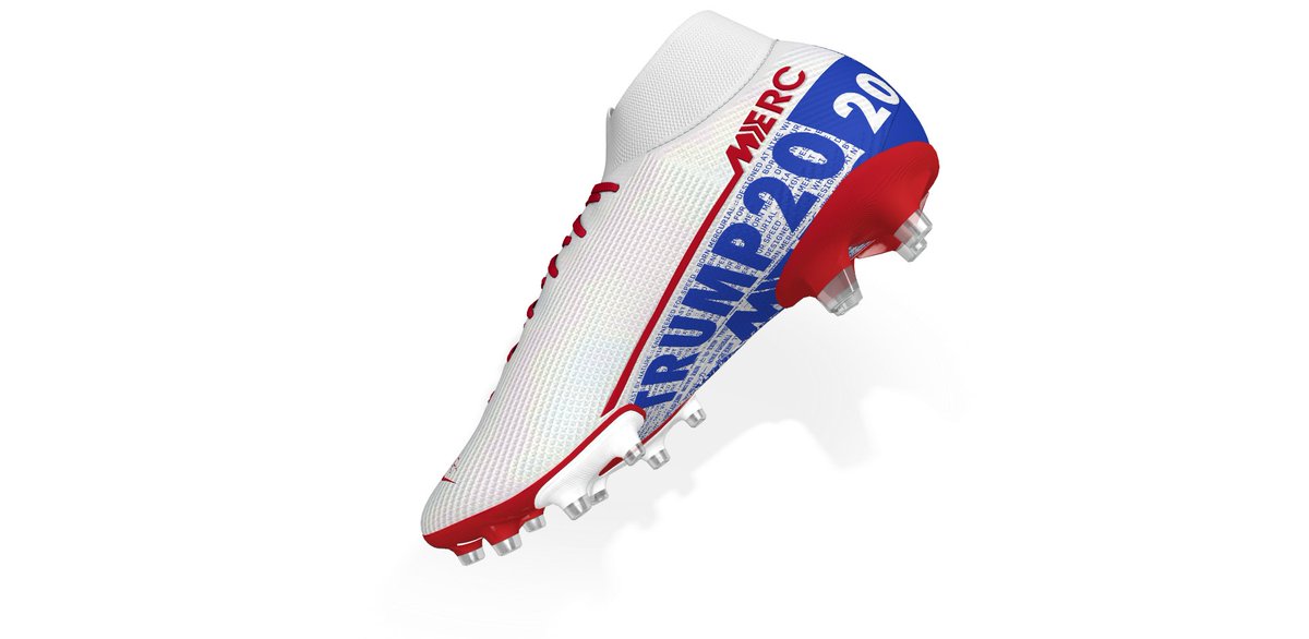 G2GTRAILERS's tweet photo. @brogan_winslow what an amazing #Nike cleat #design . Great job by his Soccer Club to have the kids do this. @FCPRIDESOCCER  #Trump2020 #MAGA @POTUS @realDonaldTrump @DonaldJTrumpJr @FCP_Boys_ECNL @BoysECNL https://t.co/CsE9tnqFvW