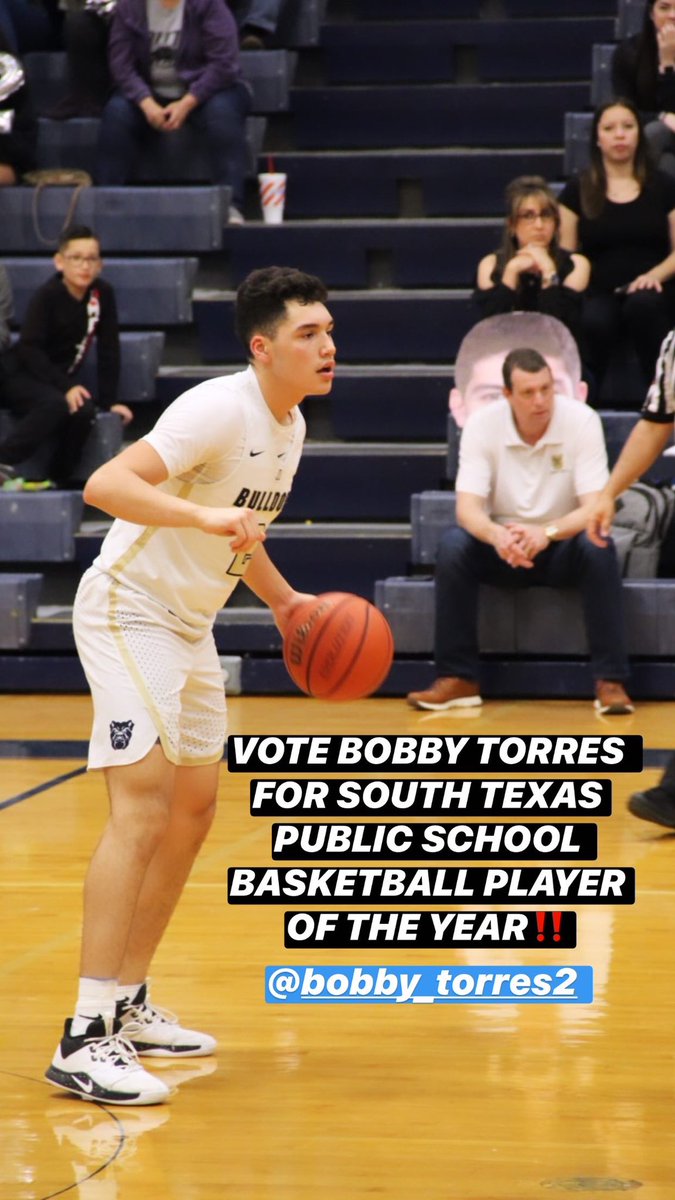 ATTENTION DAWG POUND‼️ Please VOTE Bobby Torres for Vype’s South Texas Basketball Player of the Year! Let’s support our fellow Bulldog! Voting closes Tuesday, April 14th <a href="/7pm/">Huong Le</a> #bigdawg LINK IS IN OUR BIO!