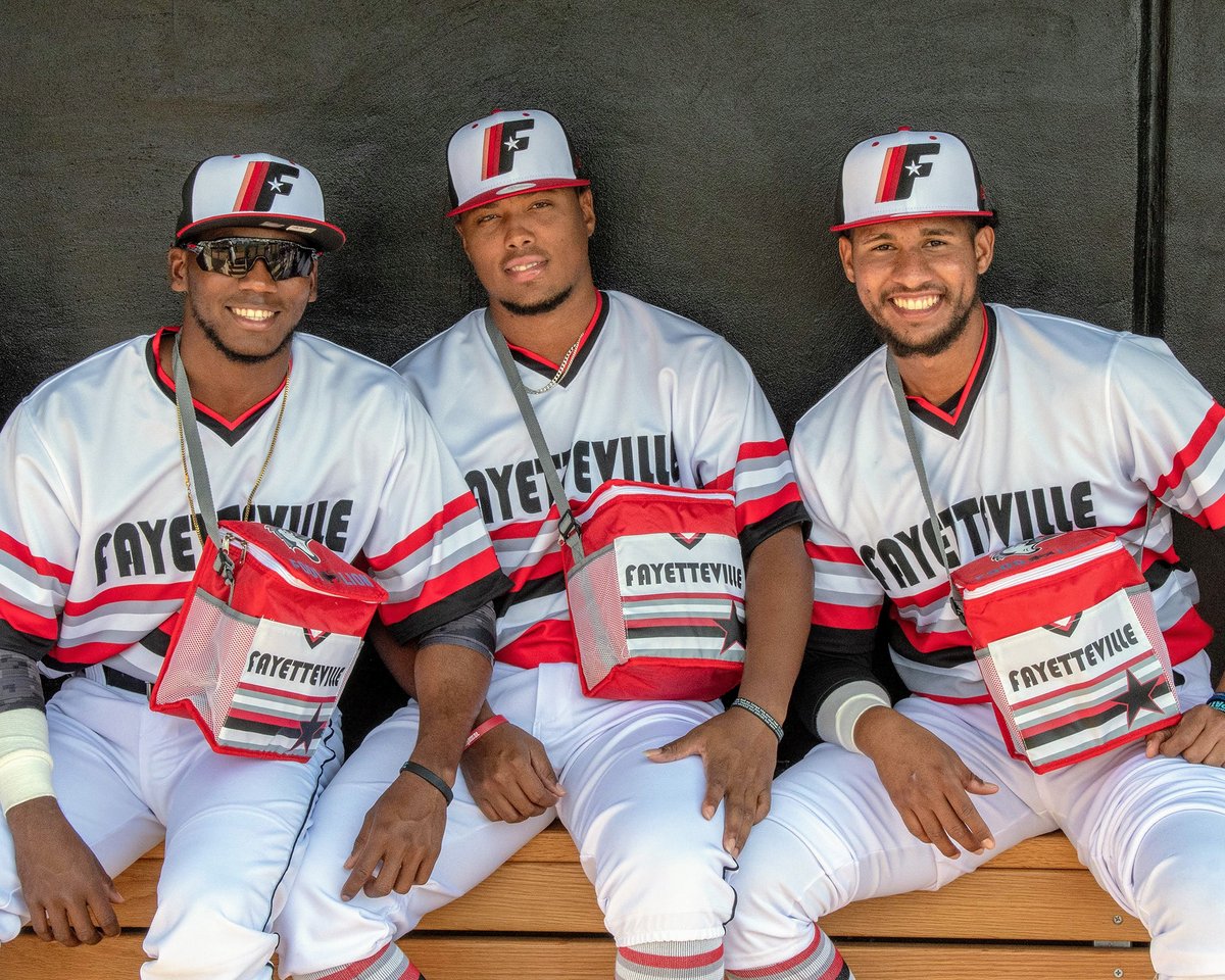 6 PM: GATES ARE OPEN!

We love giving fans unique keepsakes! In 2019 we had replica jerseys by <a href="/FortBraggFCU/">Fort Bragg Federal Credit Union</a>, trading cards by <a href="/HChryslerJeep/">HendrickChryslerJeep</a>, cooler bags by <a href="/FoodLion/">Food Lion</a>, purple t-shirts by <a href="/McKeeHomes/">McKee Homes</a> &amp; many more!

Which was YOUR fav??

#OpeningNightAtHome @carolinasDDS <a href="/GoSegra/">Segra</a>