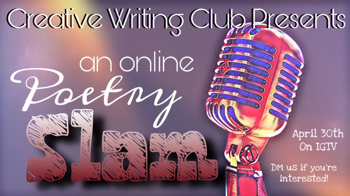 dphs_cwc's tweet image. Hi, we hope everyone is doing well during this COVID-19 situation, and staying safe. Due to school being cancelled, we are holding an online poetry slam April 30th on IGTV. If you’re intrested in participating DM us!