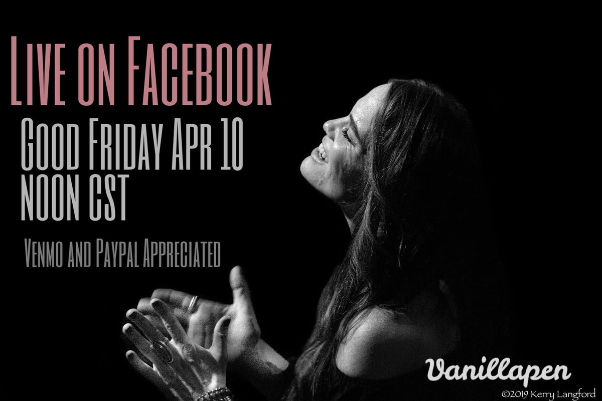 Live. Facebook. Good Friday at Noon CST facebook.com/bonniebishop #quarantine #freemusicaltherapy #thewalk