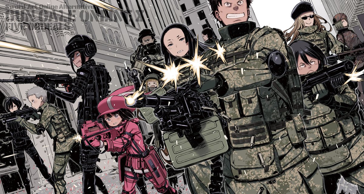 Sao Fulldive Light Novel Alternative Gun Gale Online Illustrations De Sword Art Online Alternative Gun Gale Online X Five Ordeals 1 3 T Co Hkevnielnt