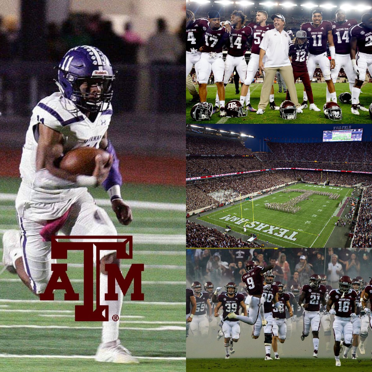 BrenenThompson_'s tweet photo. Blessed to have an offer from Texas A&amp;M University!! @Coach_TPrice @WittenAaron (had to get the correct saying) #AGTG #GigEm https://t.co/dZcfj9AFsK