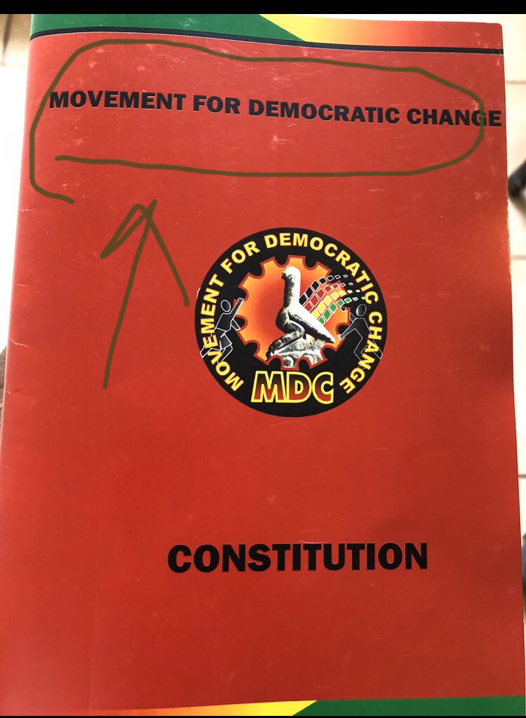 Thread. MDC configuration1/ Glaring issues abt MDC:•It is institutionally weaker than under Tsvangirai. •Top leadership is dogged by legitimacy Qns - Prez2 & VPs •To sneak to the top, Chamisa destroyed its cadre of core loyalists•Chamisa thrives on being the brand.