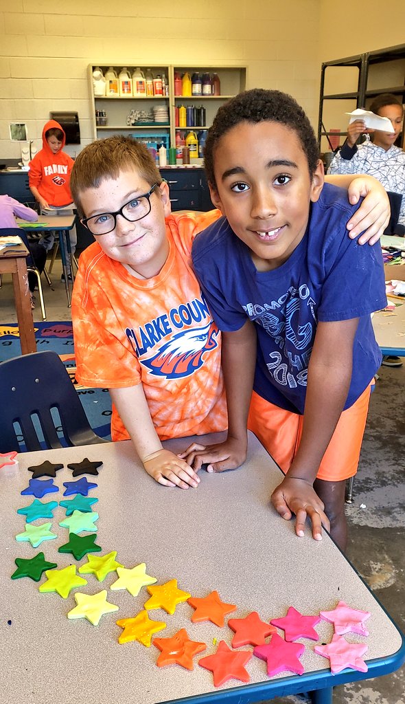 Creative Play-doh creations from a Free Art Day. ⭐ <a href="/CESGoPanthers/">CESGoPanthers</a>