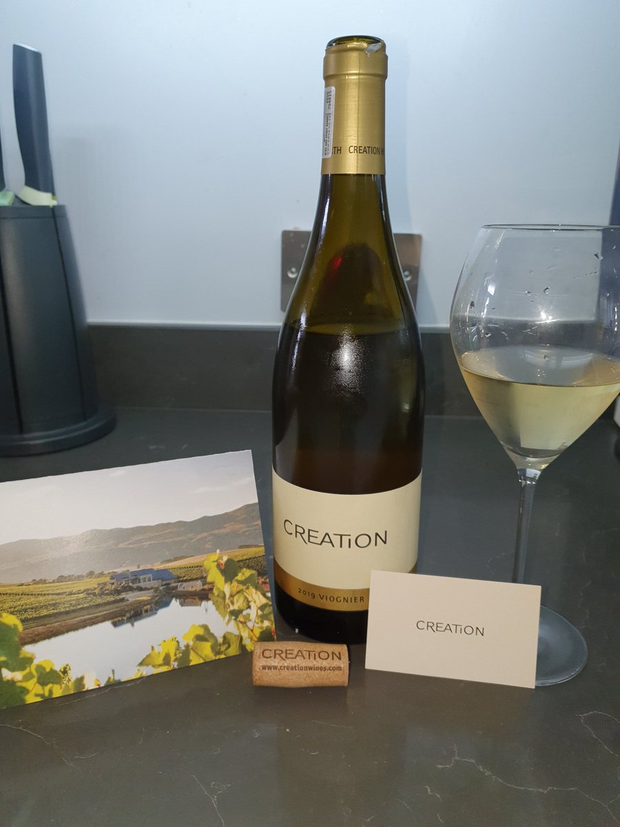 pmramsay's tweet photo. Thank you @creationwines #creationuk for the delivery! @chaboolia starting her Easter weekend with a glass of #viognier #cheers #StaySafe @WineShowTV https://t.co/fd7UN1zmOM