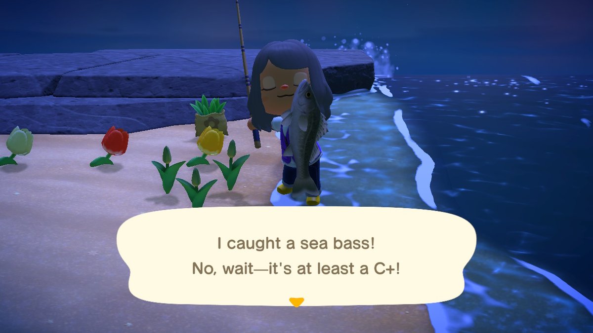 I caught a gabillion sea bass!No wait - they're at best an F-!