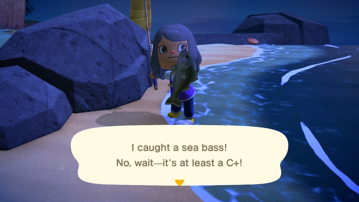 I caught a gabillion sea bass!No wait - they're at best an F-!