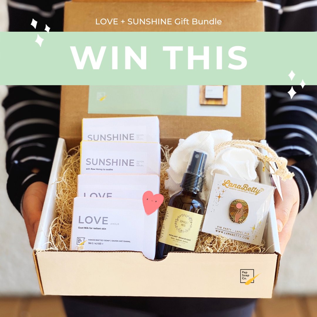 pepsoap's tweet photo. Woohooo! Win this LOVE+SUNSHINE box.
https://t.co/LGCqmNqbdf https://t.co/mhQ98BqKBl