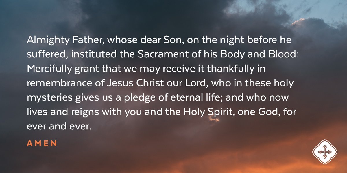 TrinityPresFW's tweet photo. A Prayer for Maundy Thursday. https://t.co/o7AAynXWjS