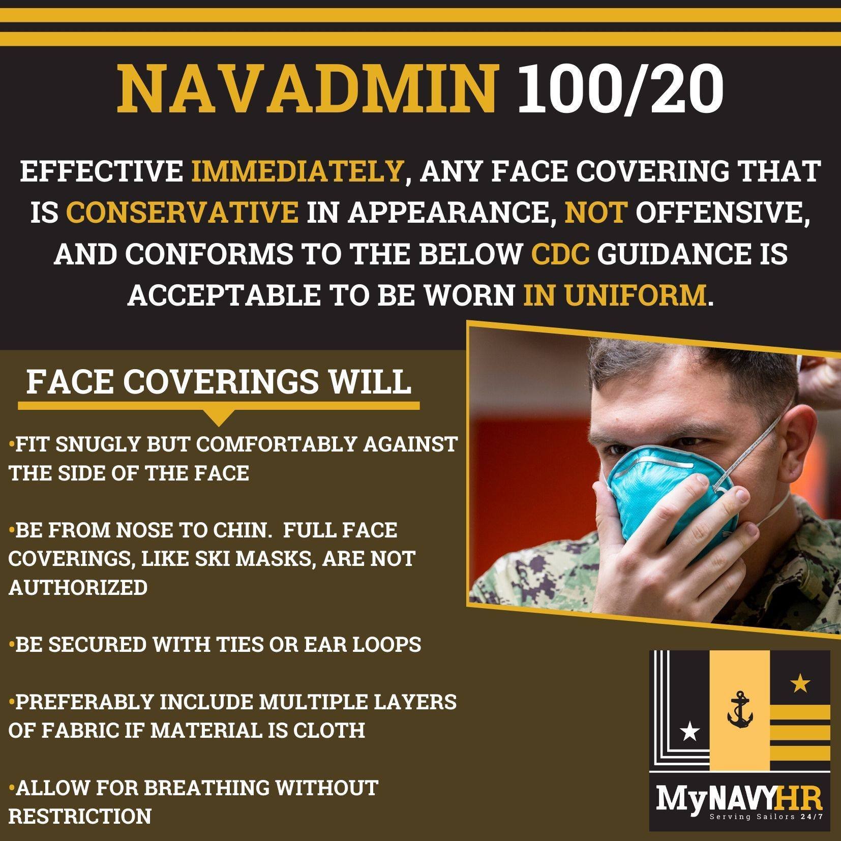 U.S. Navy on Twitter "RT MyNAVYHR ICYMI U.S. Navy NAVADMIN 100/20