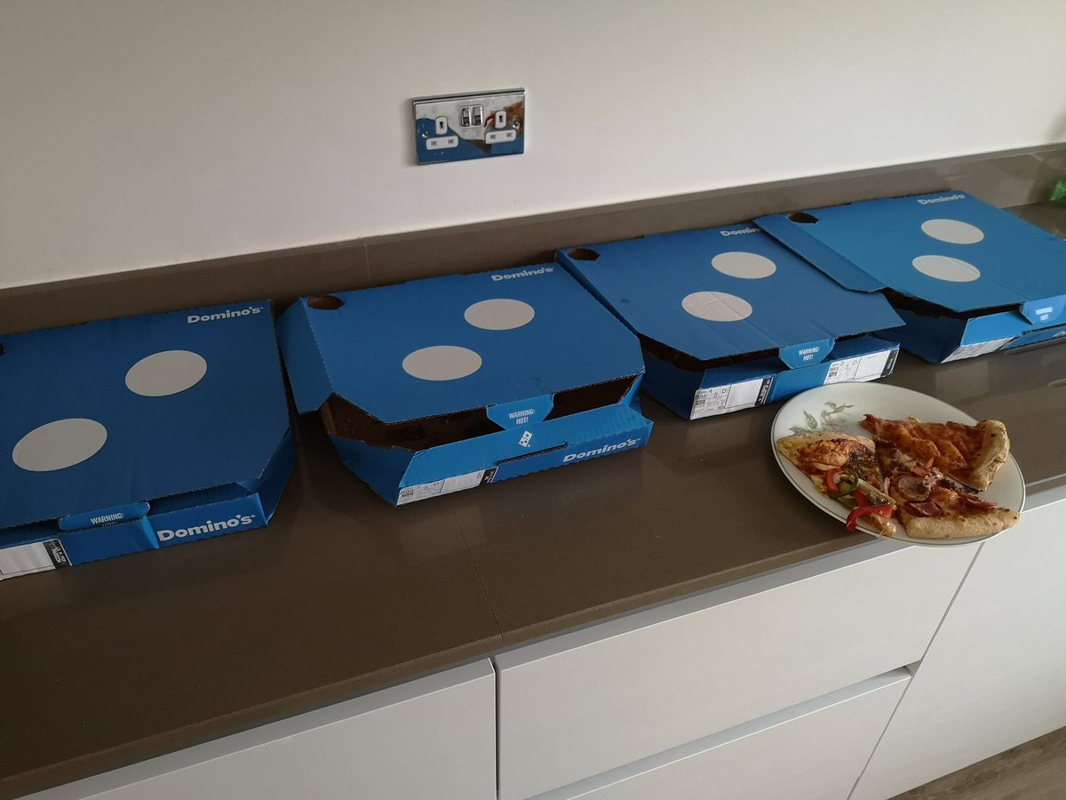 SFDC_Tom's tweet photo. Although our meeting was via #Zoom, I still thought best to keep the most essential part of any North England #Salesforce #UserGroup! 🍕🍻 Good to see everyone tonight, have a great bank holiday weekend! #TrailblazerCommunity #Ohana https://t.co/Pj9mcY5zaa