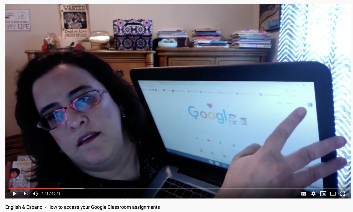 howardcristiane's tweet image. 💻✏️ Bilingual video on how to get to your Google Classroom assignments: first part in 🇪🇸, second part in🇺🇸. 

Here&apos;s the link:
youtu.be/ARrUBAvX01s

#Ellchat_BkClub 
#accesstoall
@ParkwoodElem #WeareGCCS