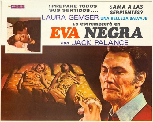 Eva Nera aka Black Cobra Woman aka - 1976

Laura along side Jack Palance. This was an interesting case. One of her more mainstream films...but still very much a classic Laura movie!

#lauragemser #exploitationfilm