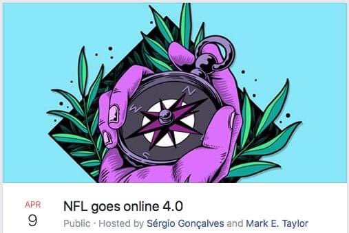 Thank you all those who came and shook their heads in the 4th week of NFL Goes Online! 
Really heart-warming to be with you all and get into the Power of NFL Online!
Brilliant to make this with Sérgio Gonçalves and still love each other after a whole month of this!