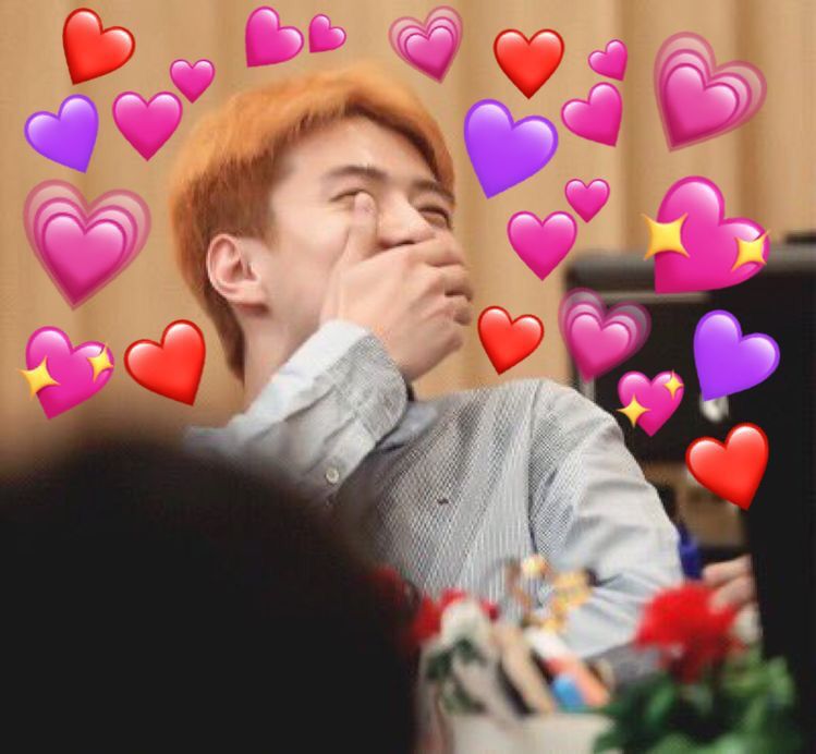EXO with hearts, memes — Thread